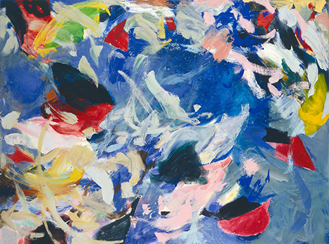 »Frauen XXX«, 1976, Pastellkreide, Acryl auf Karton, 100 x 70 cm