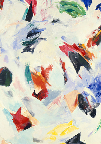 »Frauen XXX«, 1976, Pastellkreide, Acryl auf Karton, 100 x 70 cm